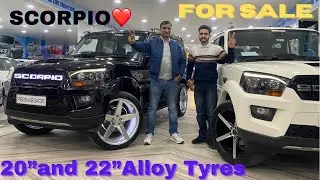 SCORPIO🚘❤️Black and White.20”and 22”Alloy Tyres.ScorpioLovers|Extra Accessories||BCBV291|
