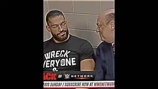 Roman reigns and Paul Heyman 'heat waves' edit &hearts;️ #shorts #wwe