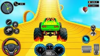 Monster Truck Stunt Racing 2025 | BeamNG Drive Mobile Gameplay | Android Gameplay HD