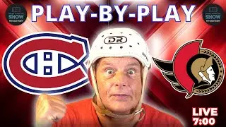 Montreal CANADIENS vs Ottawa SENATORS LIVE | Play-by-Play & Reaction | Habs News