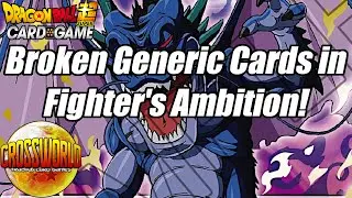 Broken Generic Cards in Fighter's Ambition! - Dragon Ball Super Card Game