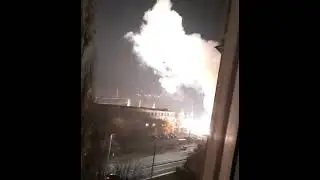 The dome of the Grand Mosque of the Islamic Center of Jakarta Indonesia collapsed due to a fire.