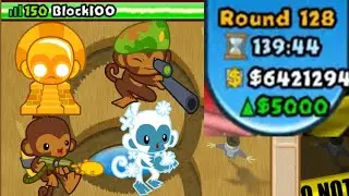The Lategame Limits of glue ice super sniper (Bloons Tower Defense Battles)