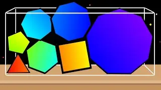 MERGE SHAPES - Square ➜ Hexagon ➜ Octagon ➜ Pentagon ➜ Triangle ➜ ⁉️ (Suika Game: Drop & Merge)