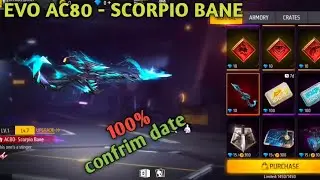 EVO AC80 - SCORPIO BANE | NEW AC80 EVO GUN SKIN Garena Free Fire #naanuff #freefire