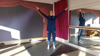 Dansjefit impressie van warming-up