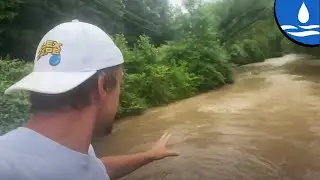 Storm chaser intercepts SEVERE STORM and flash flood deep in the hollers of West Virginia!