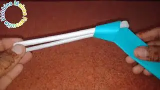 How to make gun with paper without glue!