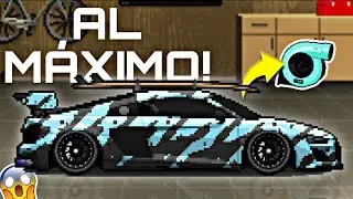 Тюнинг Audi R8 TWIN TURBO (+3700 л.с.) // Пиксельный автогонщик // Профессиональная лига