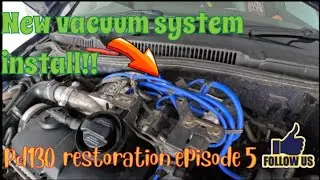 Mk 4 VW Golf tdi restoration ep 5 new vacuum system installation #mk4