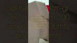 8141 splittable-148cm-gr 760 or 513gsm-100 wool-green 300mts &ndash; brown 300mts &ndash; red 180mts