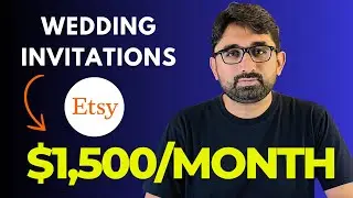 How To Sell Wedding Invitation Cards On Etsy ($1500/MONTH)