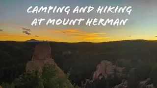 Mount Herman Road camping near Colorado Springs - Views of Pikes Peak