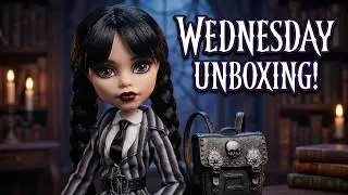 Monster High &times; Wednesday Unboxing || ASMR