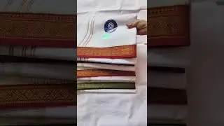 Men's White Cotton Dhoti 4 Meters At Best Price /Jinka Lakshmi Collections