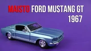 Распаковка Maisto (1:24) 1967 Ford Mustang GT