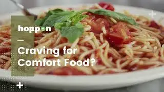 Craving for comfort food? | Order through Hoppon