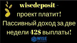Регистрация в Wisedeposit Пассивный доход!