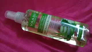 Vaadi herbals Aloe Vera Cucumber Face mist Review l 100% Natural Skin Toner For All Skin Type