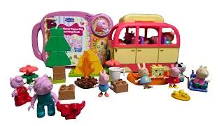[✨TOY ASMR✨] Unboxing Satisfying BIG SISTER PEPPA PIG Learning Book, Camping Trip & Van | NO TALKING