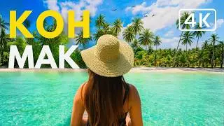 🌅Sunset Walk on Small Dream Island in Thailand 2025 | [4K] Walking Tour Koh Mak