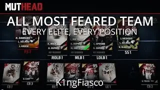 MUT 16 | FULL TEAM OF MOST FEARED PLAYERS -- Every Elite and Every Position!
