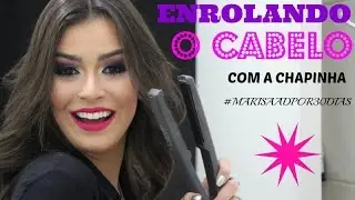 Como eu enrolo o meu cabelo curto com a chapinha por Mariana Saad #marisaadpor30dias