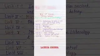 Bsc 1st semester botany syllabus | bsc 1st year 1st semester botany syllabus  | #bscbotany