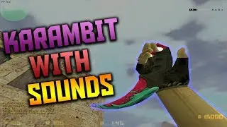 CS:GO Water Elemental Karambit Knife For CS 1.6