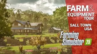 Farm & Equipment Tour - Small Town USA #fs25