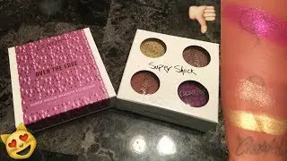 Colourpop 'Over The Edge' - LIVE SWATCHES | WOC /POC