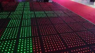 Glowing floor by Boscoyo Studios at the Transworld Haunt Show 2023