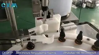 tincture filling machine| 30ml dropper bottle tincture filling capping machine