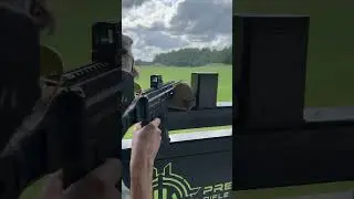 Plinking with the Stribog 10mm at 200 yards.