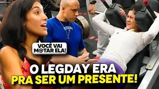 Vanessa Lopes levou sua melhor amiga pra treinar pernas com o Carlão