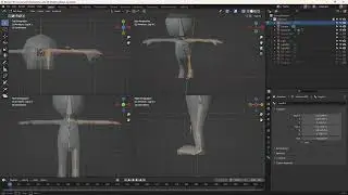 Finalizing a Blender Character Rig (Mirroring + Deformation Test)