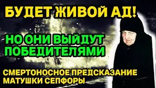 Будет Живой Ад!  Но Они Выйдут Победителями! УДИВИТЕЛЬНЫЙ ПРОРОЧЕСТВА Матушки Сепфоры