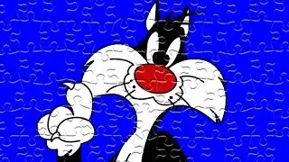 Sylvester the Cat Puzzle Video For Little Kids!