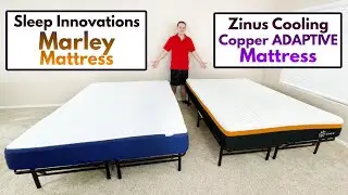 Sleep Innovations Marley vs Zinus Cooling Copper Adaptive - Mattress Comparison!