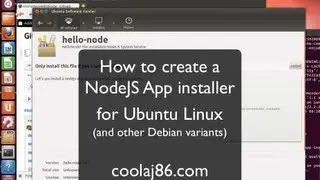Create an Ubuntu installer for a NodeJS App / System Service