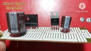 Proyek 2. CATU DAYA VARIABEL 3-15V 1.5A LM317. 