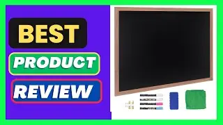 VEVOR Magnetic Chalk Board, Hanging Message Signs with Chalks & Eraser, Vintage Wooden