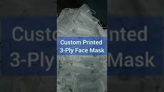 3Ply Face Mask Customized Printed Mask For Brand Promotion, Wedding Guest | 3ply Mask Printing Delhi