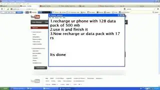 How to hack aircel 3g  Unlimited for month