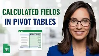 Pivot Tables 2 - Calculated fields in Google Sheets