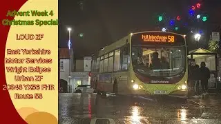 *ADVENT WEEK 4* LOUD ZF! EYMS Volvo B7RLE Wright Eclipse Urban 20348 YX56 FHR - Route 58