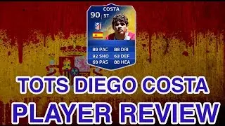FIFA 14 (FUT 14) &mdash; Команда сезона (TOTS) Диего Коста 90 Обзор игрока и внутриигровая статистика