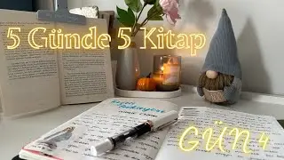 5 Günde 5 Kitap Okuma Vlogu // GÜN 4 📚