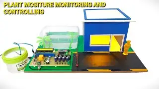 Plant Moisture Monitoring and Controlling System #diy #science #reels #shorts #experiment #engineer