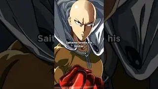 WHEN DID SAITAMA BREAK HIS LIMITER? #anime #opm #saitama #manga #garou #animation